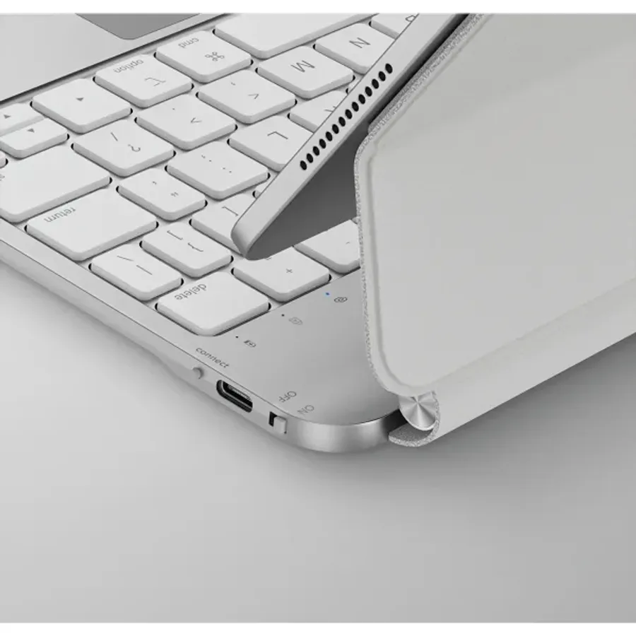 Uniq Apple iPad Pro 11 (2024) Venno Pro Manyetik Klavyeli Tablet Kılıfı - Beyaz - görsel 3
