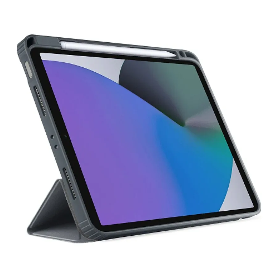Uniq Apple iPad Pro 12.9 (2022) Moven Standlı Tablet Kapak - Gri - görsel 2