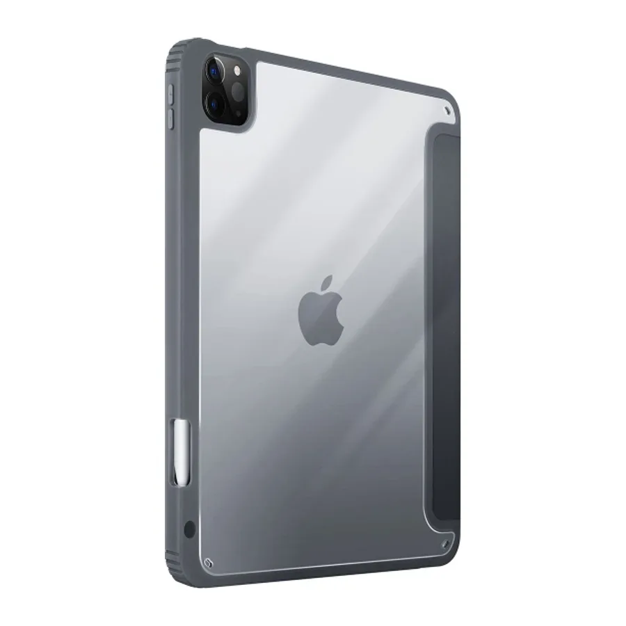 Uniq Apple iPad Pro 12.9 (2022) Moven Standlı Tablet Kapak - Gri - görsel 4
