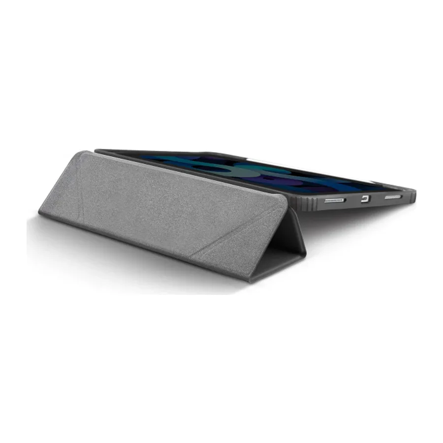 Uniq Apple iPad Pro 12.9 (2022) Moven Standlı Tablet Kapak - Gri - görsel 5