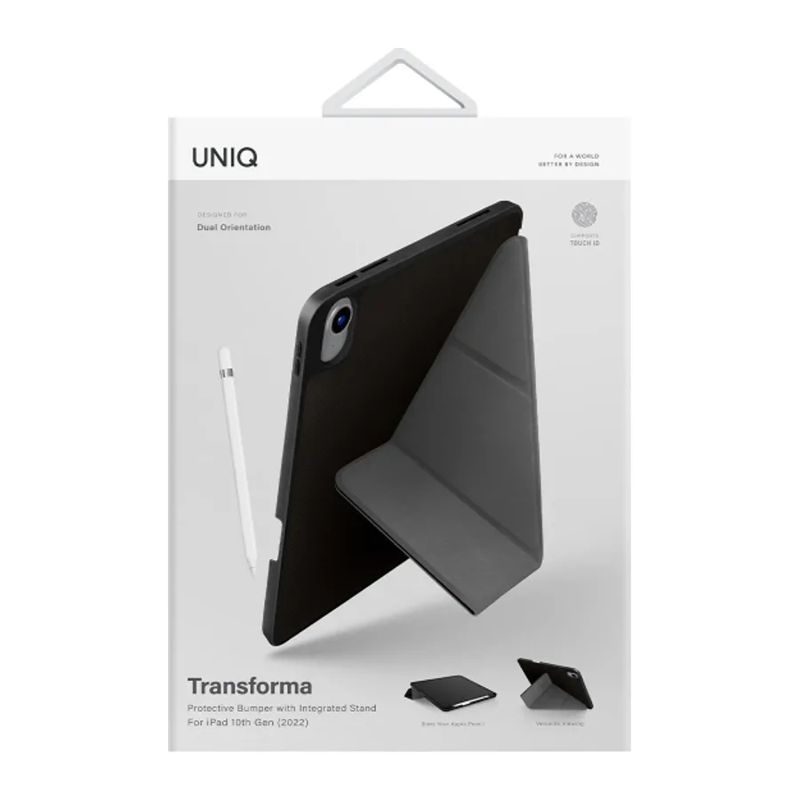 Uniq Apple iPad Pro 12.9 (2022) Transforma Tablet Kapak - Siyah - görsel 4