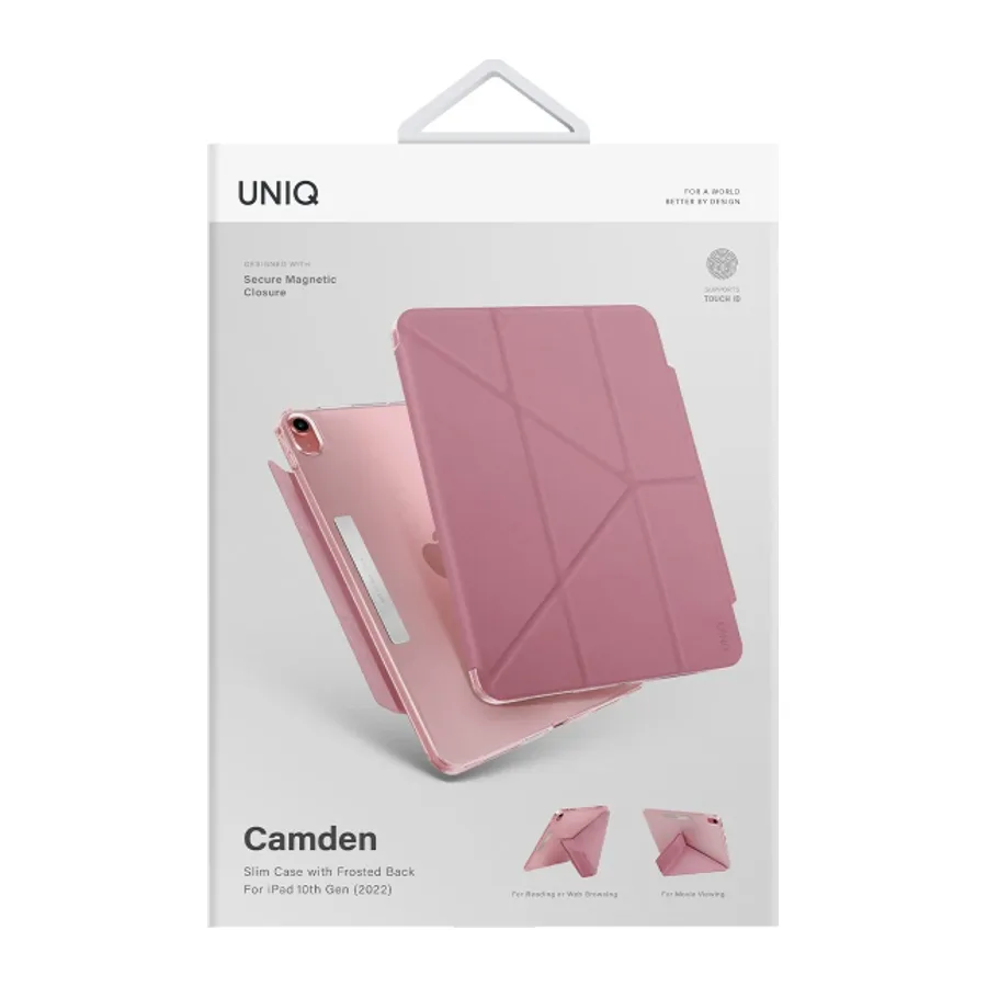 Uniq Apple iPad Pro 13 (2024) Camden Katlanabilir Tablet Kapak - Koyu Gri - görsel 6