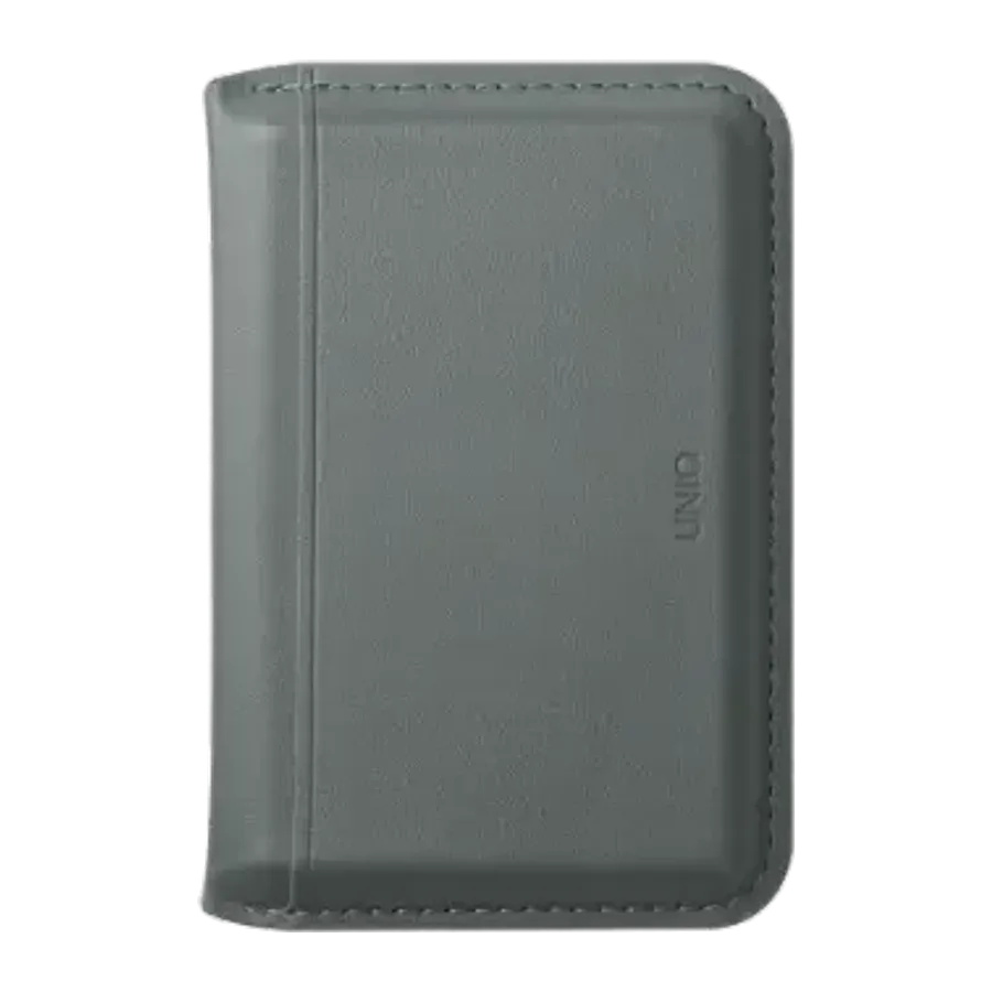 Uniq Lyden DS RFID-Block Manyetik Cüzdan - Yeşil-Bej