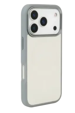 URR Apple iPhone 17 Pro Max/18 Pro Max IRIS Matte Pure Glass Magsafe Kapak - Titan Gri - görsel 2