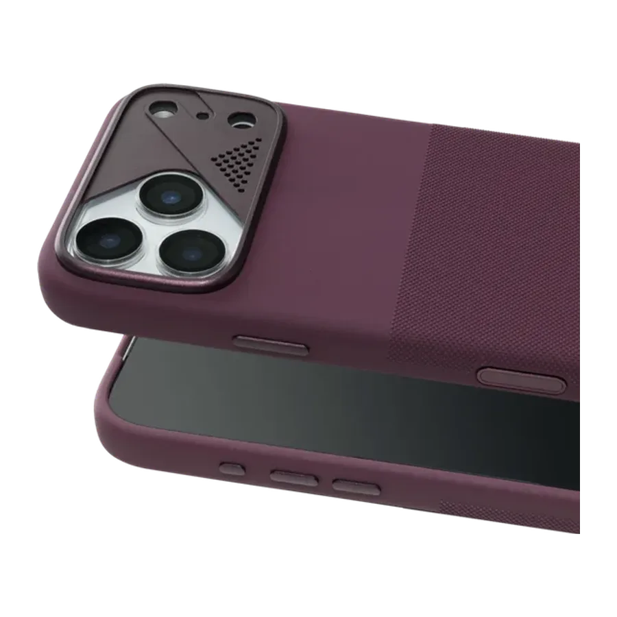 URR Apple iPhone 18 Pro Max/17 Pro Max Silikon Armor Magsafe Kapak - Bordo - görsel 3