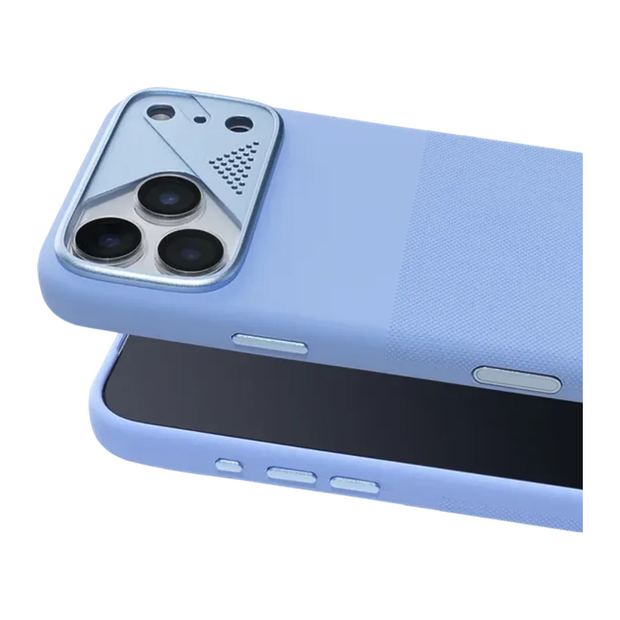 URR Apple iPhone 18 Pro Max/17 Pro Max Silikon Armor Magsafe Kapak - Mavi - görsel 2