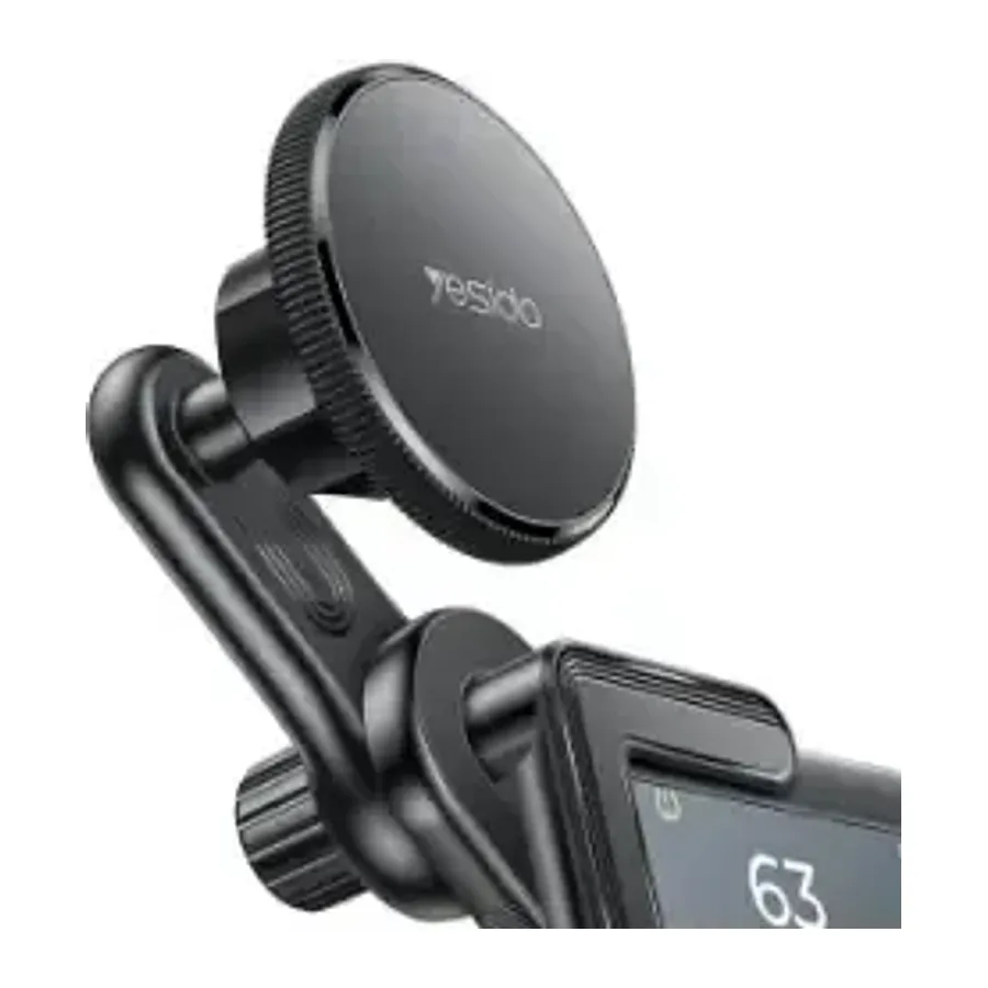 Yesido C213 360 Derece Ayarlanabilir Araç CarPlay Ekranına Sabitlenen Magsafe Araç Tutucu - Siyah