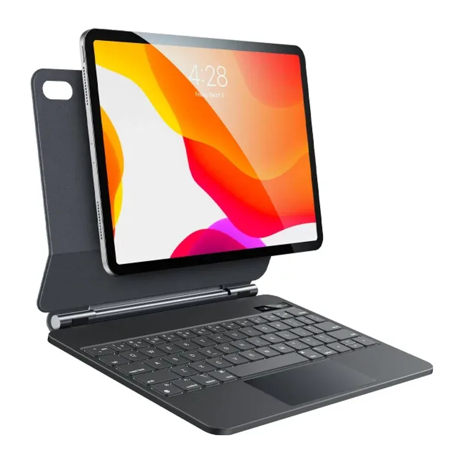 Yesido Apple iPad 2025 10.9 10.Nesil (A16) KB24 Tecno Klavyeli Tablet Kılıfı - Siyah