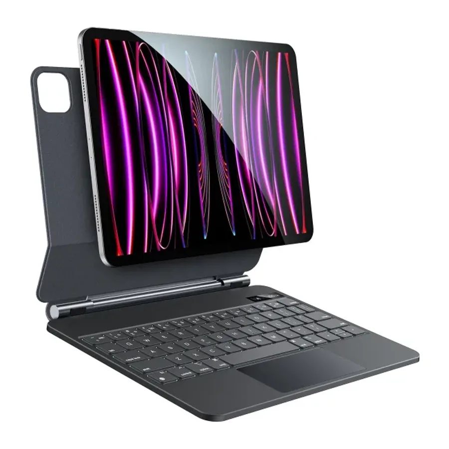 Yesido Apple KB25 iPad Pro 11 (2022) Tecno Klavyeli Tablet Kılıfı - Siyah