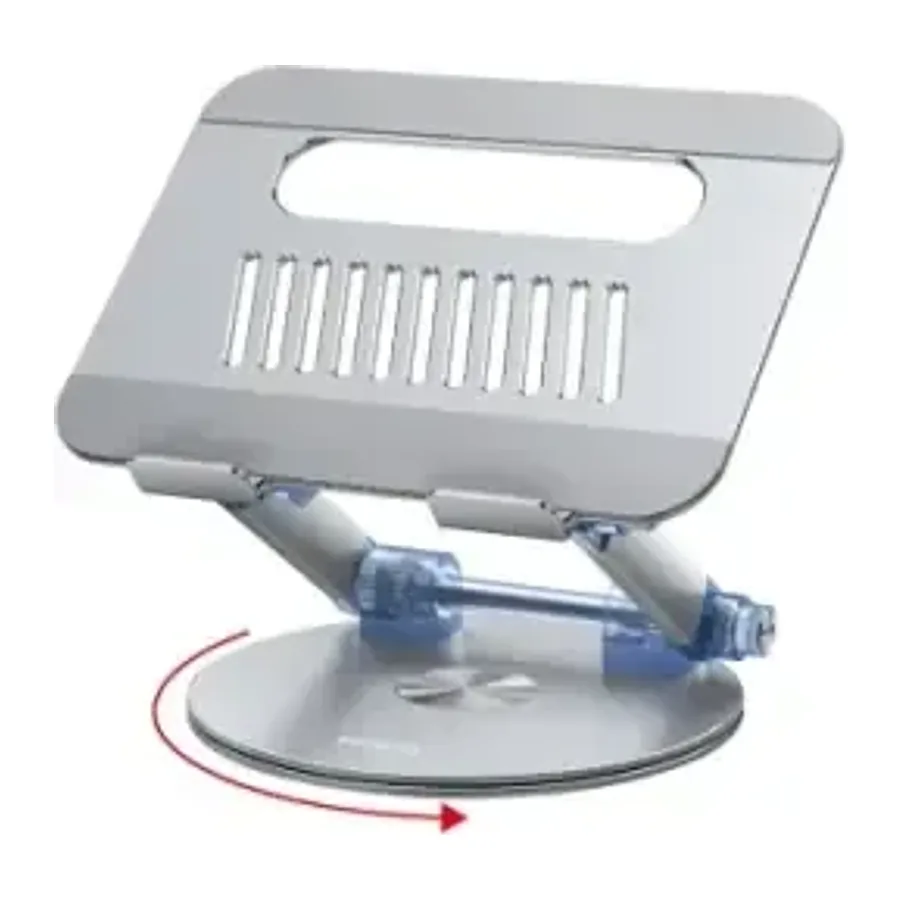 Yesido LP06 360 Derece Ayarlanabilir Metal Laptop Standı - Gümüş